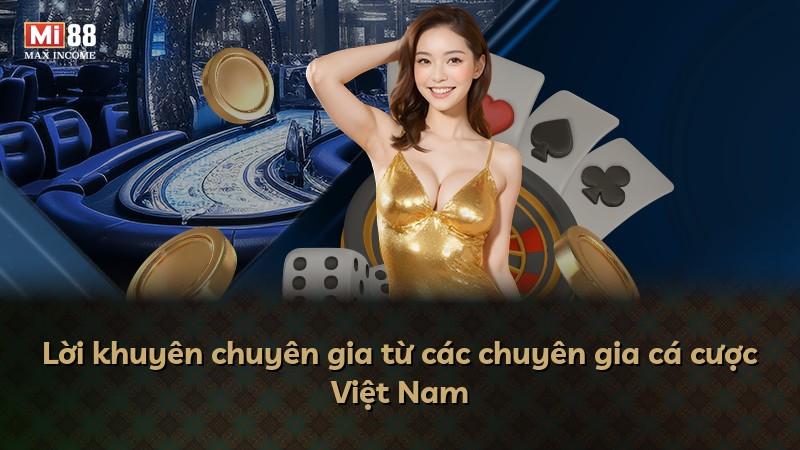 Lời khuyên chuyên gia từ các chuyên gia cá cược Việt Nam