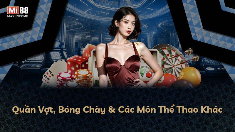 Quần Vợt, Bóng Chày & Các Môn Thể Thao Khác